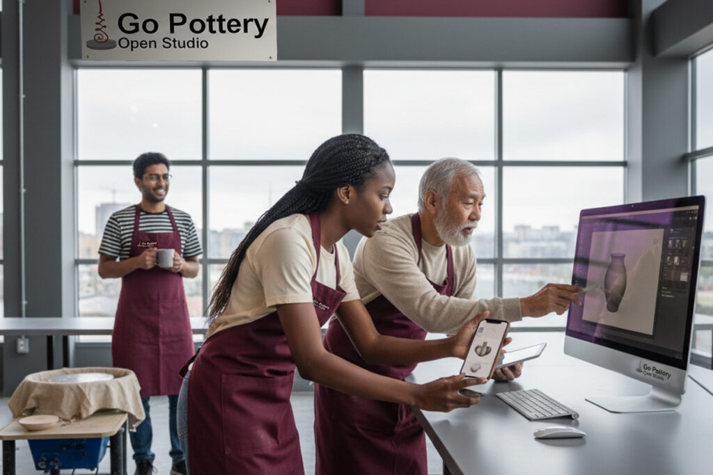 Go Pottery Embrace technology