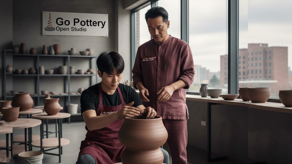 Go Pottery training hand building Go Pottery training hand building